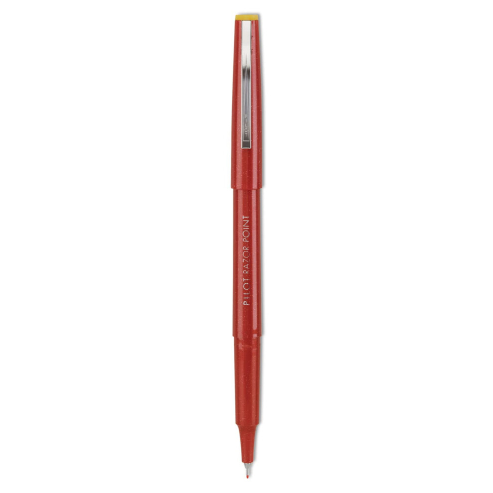 Pilot 11007 Razor Point Marker  .3mm  Extra Fine  Red Ink