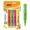 BIC BIC Brite Liner Highlighter met Rubber Grip, Chisel Tip, Assortiment, 4 Stuks - BLMGP41-A-AST 1