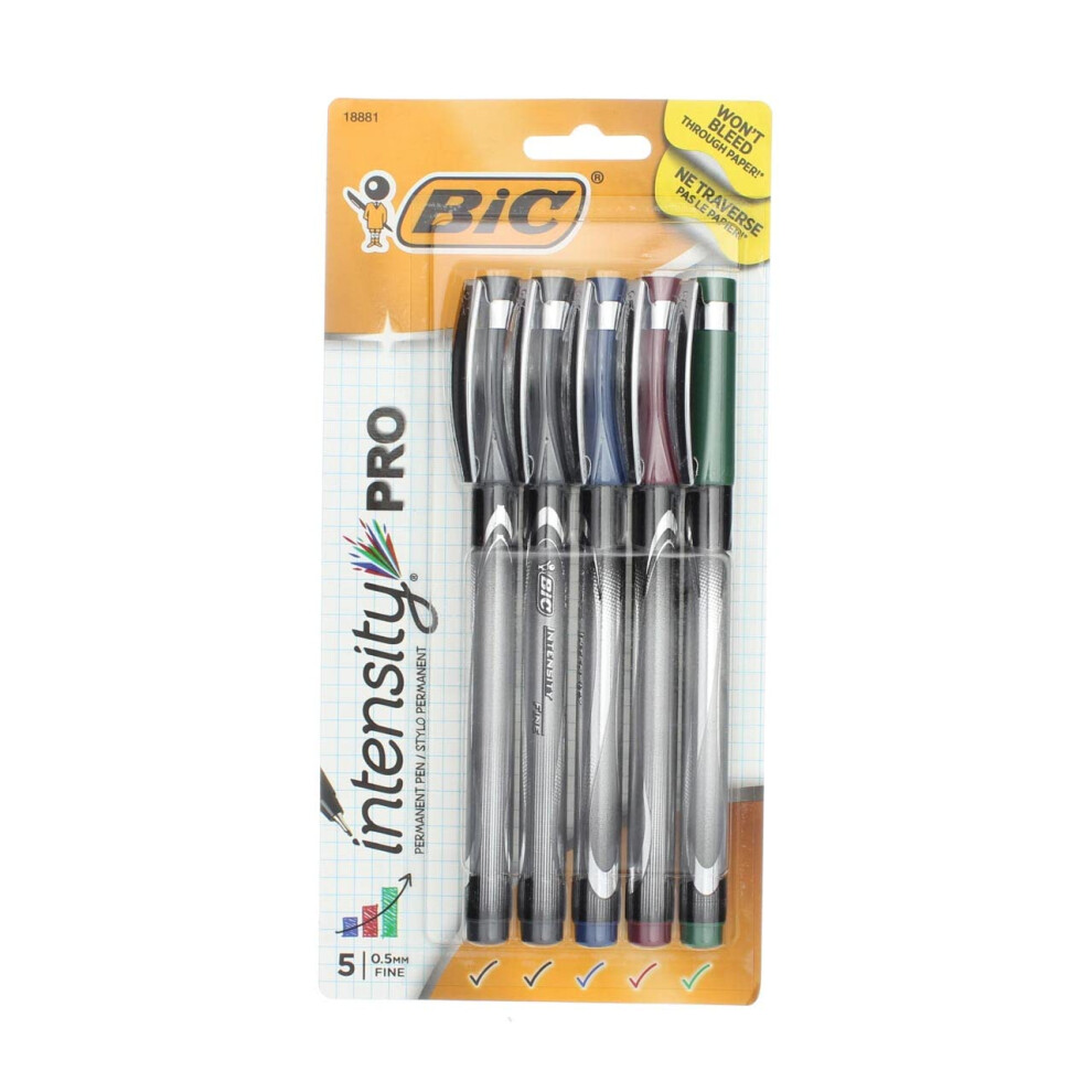 BIC INTENSITY MARKER PENS ASSORTED colours