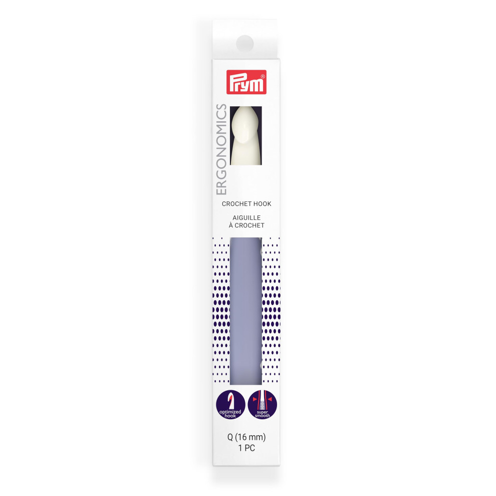 Prym Ergonomics Crochet Hook  US Q (16mm)