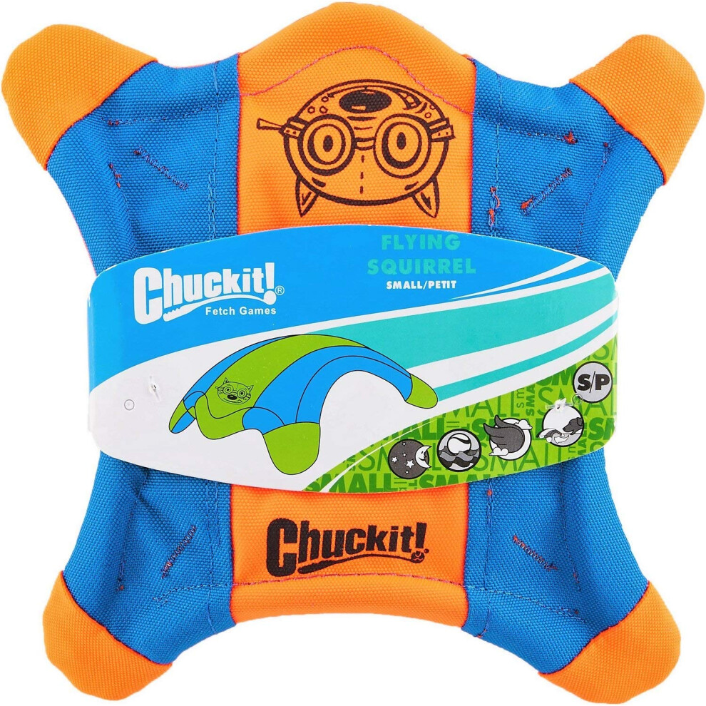 Chuckit! flying squirrel spinning dog toy single item