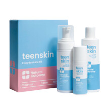 Natural Outcome, Teen Haut, Alltägliches Gesichtsset, 3-teiliges Set