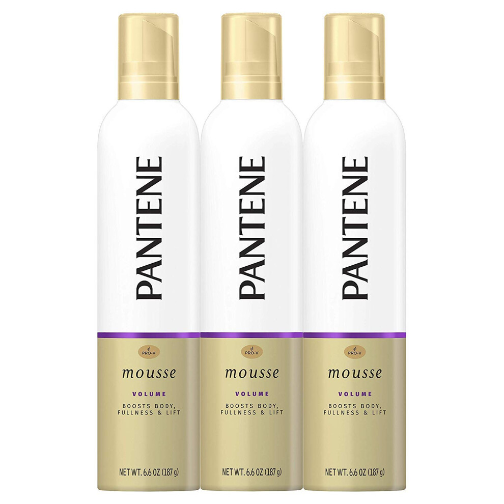 Pantene Mousse 6.6 Ounce  Pack of 3