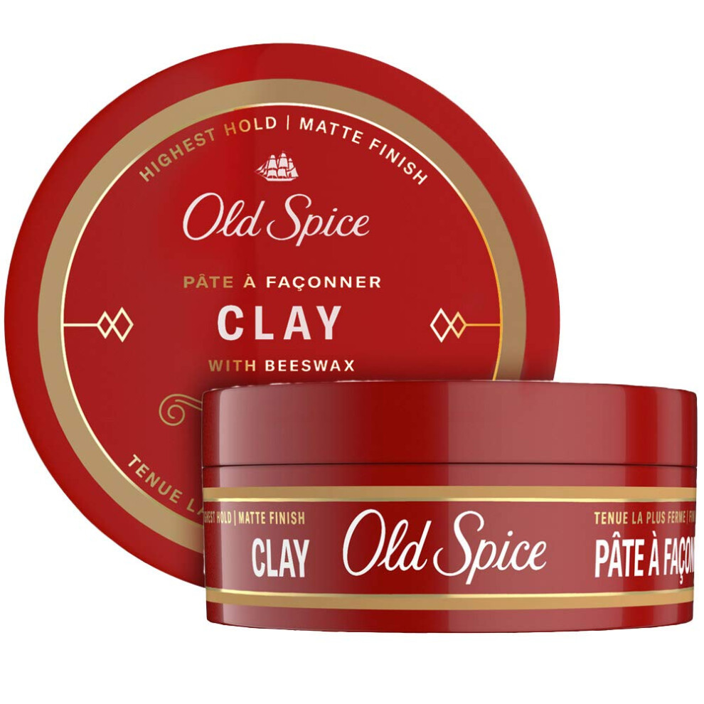 Old Spice Hair Clay for Men 2.22 Each Twin Pack