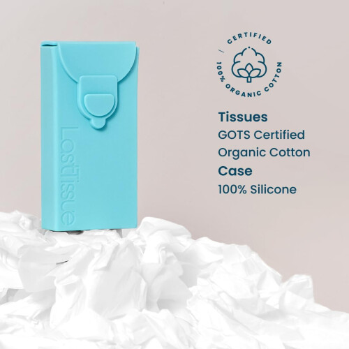 LastTissue Pack de Lingettes en Coton Réutilisables - Durable, Écologique, Portable & Lavable 2