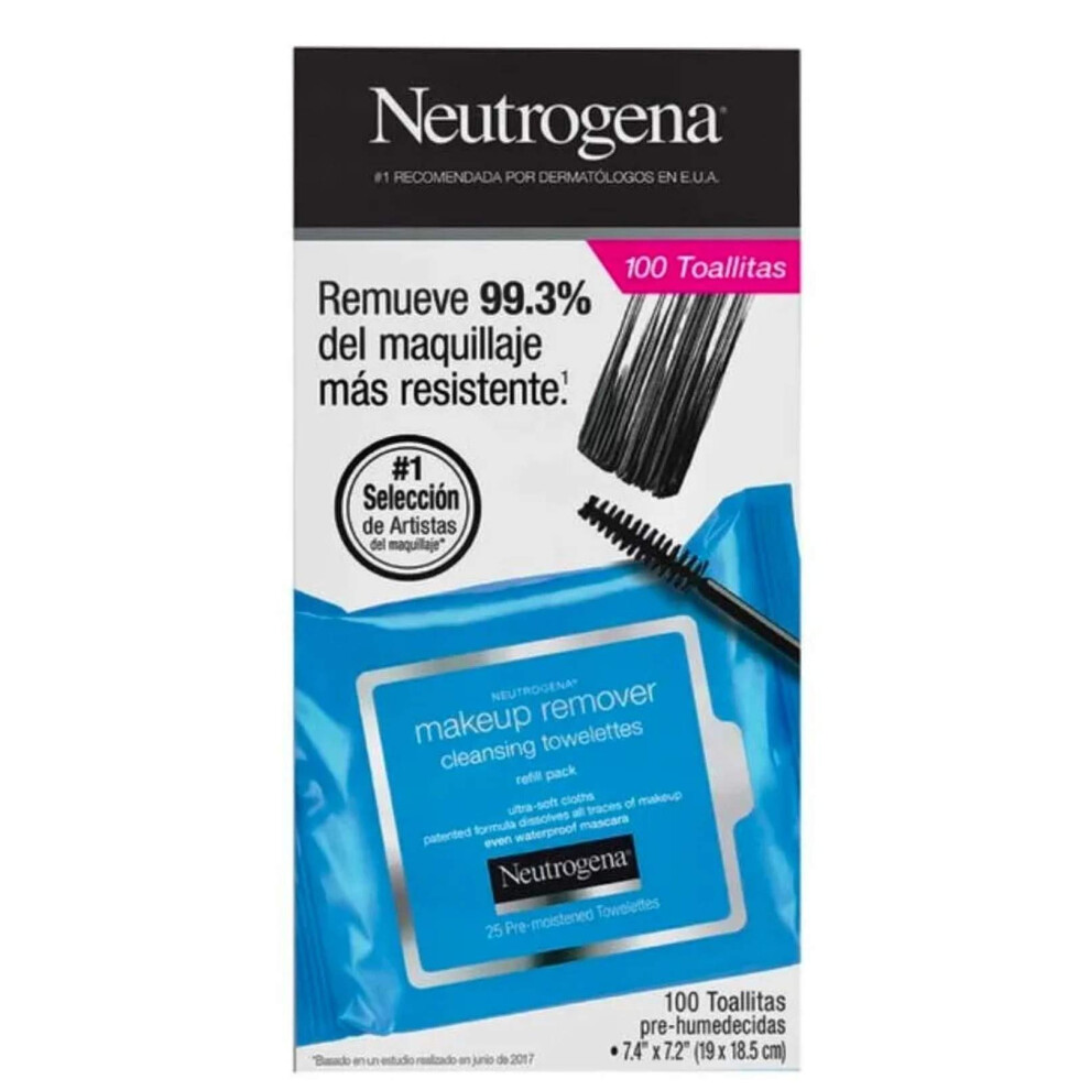 Neutrogena Make Up Removing Wipes 100 Cleansing Towelettes