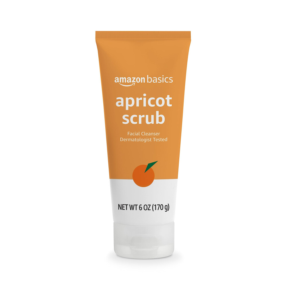 Amazon Basics Apricot Scrub Facial Cleanser  6 Ounce (Previously Solimo)