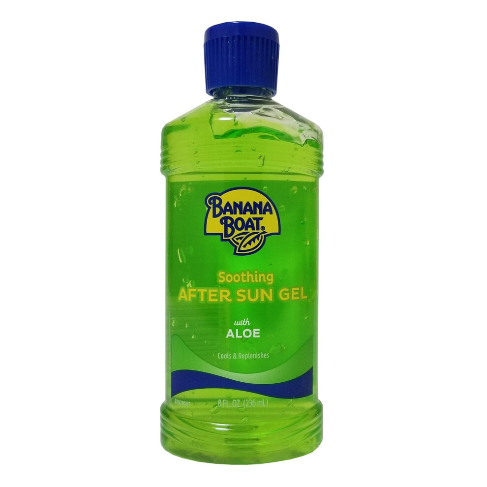 Banana Boat Soothing Aloe After Sun Gel 8 oz (Pack of 2)  (Pack of 2)