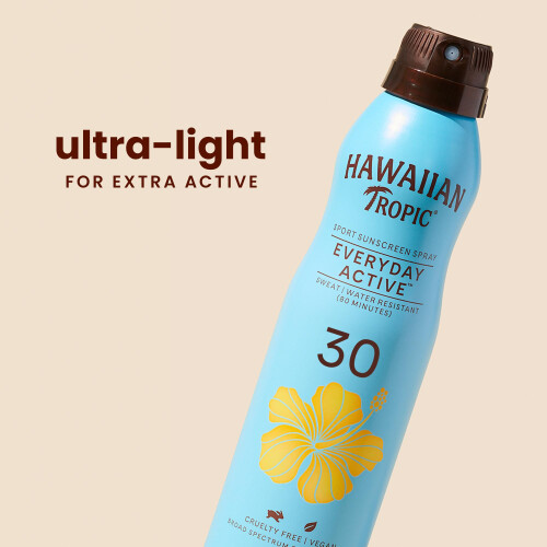 Hawaiian Tropic Hawaiian Tropic Spray Solar Clear SPF 30, 6oz Pack Doble | Protector Solar Oxybenzone Sin 1