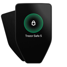 Trezor Safe 5 - Crypto Hardware Wallet with Secure Element & Passphrase Color Touchscreen and Haptic Feedback Protect Your Bitcoin and Dig