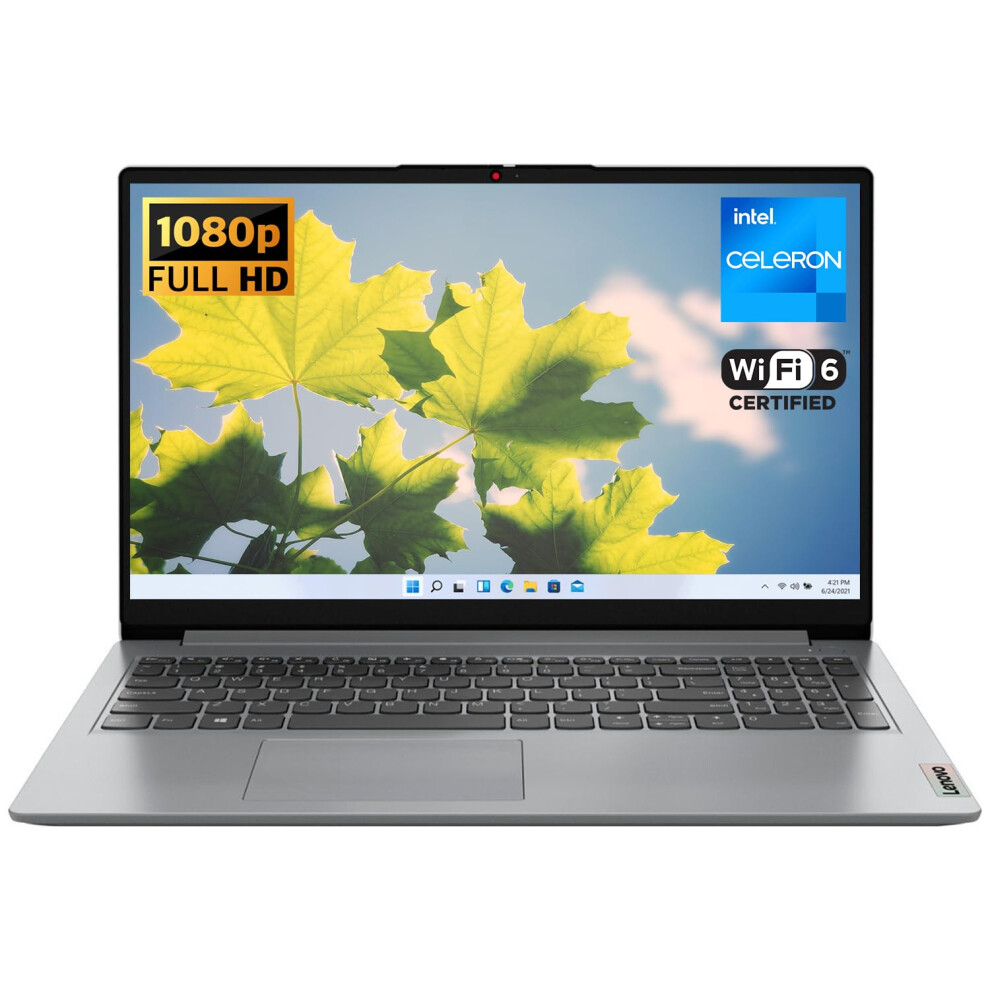 Lenovo IdeaPad 1 Student Laptop  Intel Dual Core Processor  8GB RAM  128GB SSD + 128GB eMMC  15.6"" FHD Display  1 Year Office 365  Windows