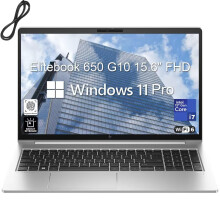 HP Elitebook 650 G10 15.6"" FHD Business Laptop Computer 13th Gen Intel 10-Core i7-1355U 16GB DDR4 RAM 512GB PCIe SSD WiFi 6E BT 5.3 B - Refurbished
