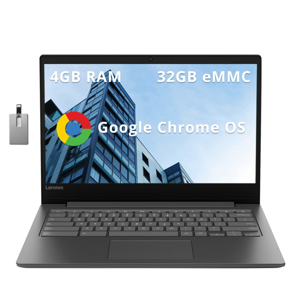 Lenovo Chromebook S330 14"" HD Business Laptop  MediaTek MT8173C Processor  MediaTek Integrated Graphics  4GB LPDDR3 RAM  32GB eMMC  Wi-Fi 5