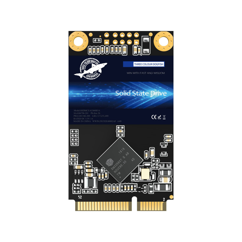 Ssd Sata Msata 128Gb Dogfish Internal Solid State Drive High Performance Hard Drive For Desktop Laptop Sataiii 6Gb/S Includes Ssd 16Gb 32Gb 791259218222