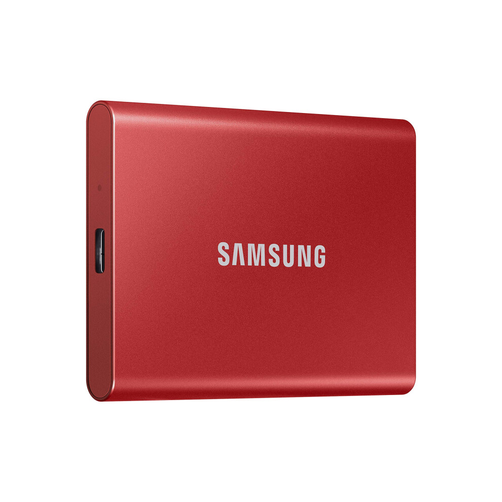 SAMSUNG T7 500GB  Portable SSD  up to 1050MB/s  USB 3.2 Gen2  Gaming  Students  & Professionals  External Solid State Drive (MU-PC2T0R/AM)