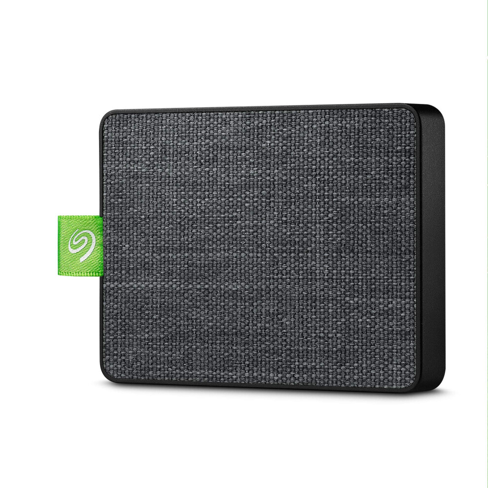 Seagate Ultra Touch SSD 1TB External Solid State Drive Portable - Black USB-C USB 3.0 for PC MAC and Seagate Mobile Touch app for Android  M