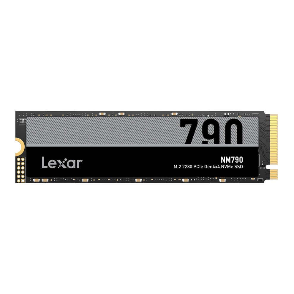 Lexar 2TB NM790 SSD PCIe Gen4 NVMe M.2 2280 Internal Solid State Drive  Up to 7400/6500 MB/s Read/Write  Compatible with PS5  for Gamers and