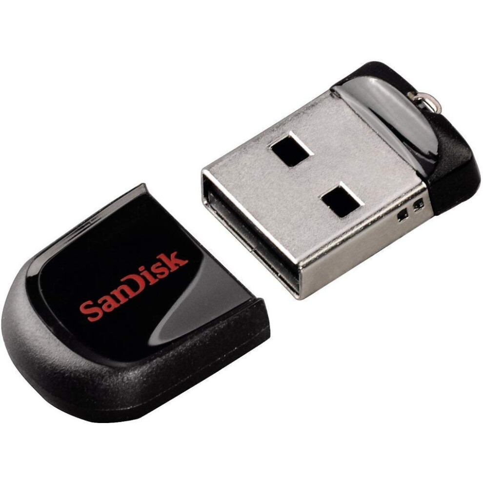 SanDisk Cruzer Fit CZ33 64GB USB 2.0 Low-Profile Flash Drive- SDCZ33-064G-B35