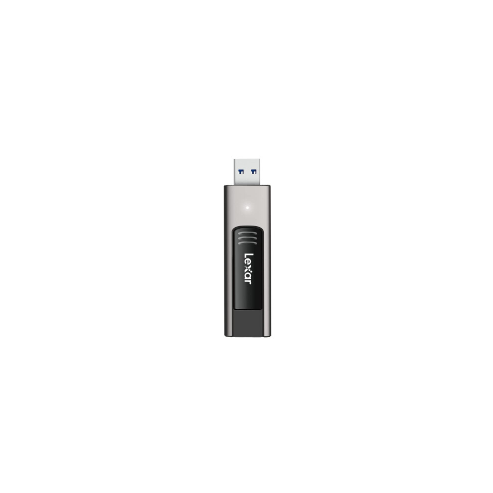 Lexar 256GB JumpDrive M900 USB 3.2 Gen 1 Flash Drive for Storage Expansion and Backup  Up To 400MB/s Read  Metal Design  Titanium (LJDM90025