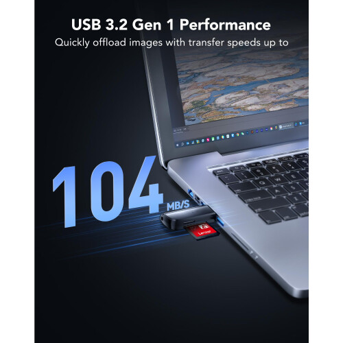 Lexar LEXAR Kaartlezer LRW300 Dual Slot SD/microSD USB 3.2 2