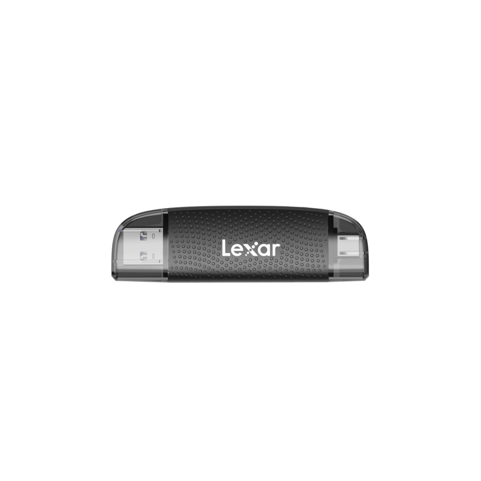 Lexar Dual-Slot USB-A/C Reader  Up to 205MB/s Transfer Speed  Supports SD and microSD Cards (LRW310X-BNBNG)