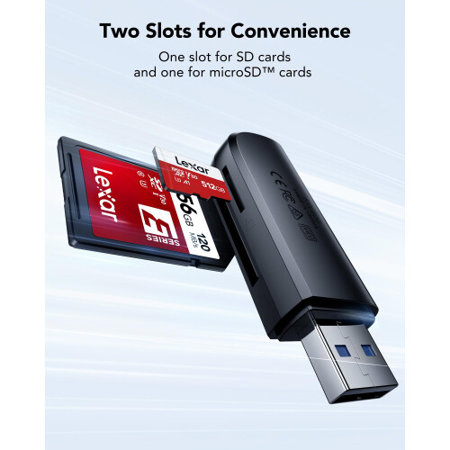 Lexar LEXAR Kaartlezer LRW300 Dual Slot SD/microSD USB 3.2 1