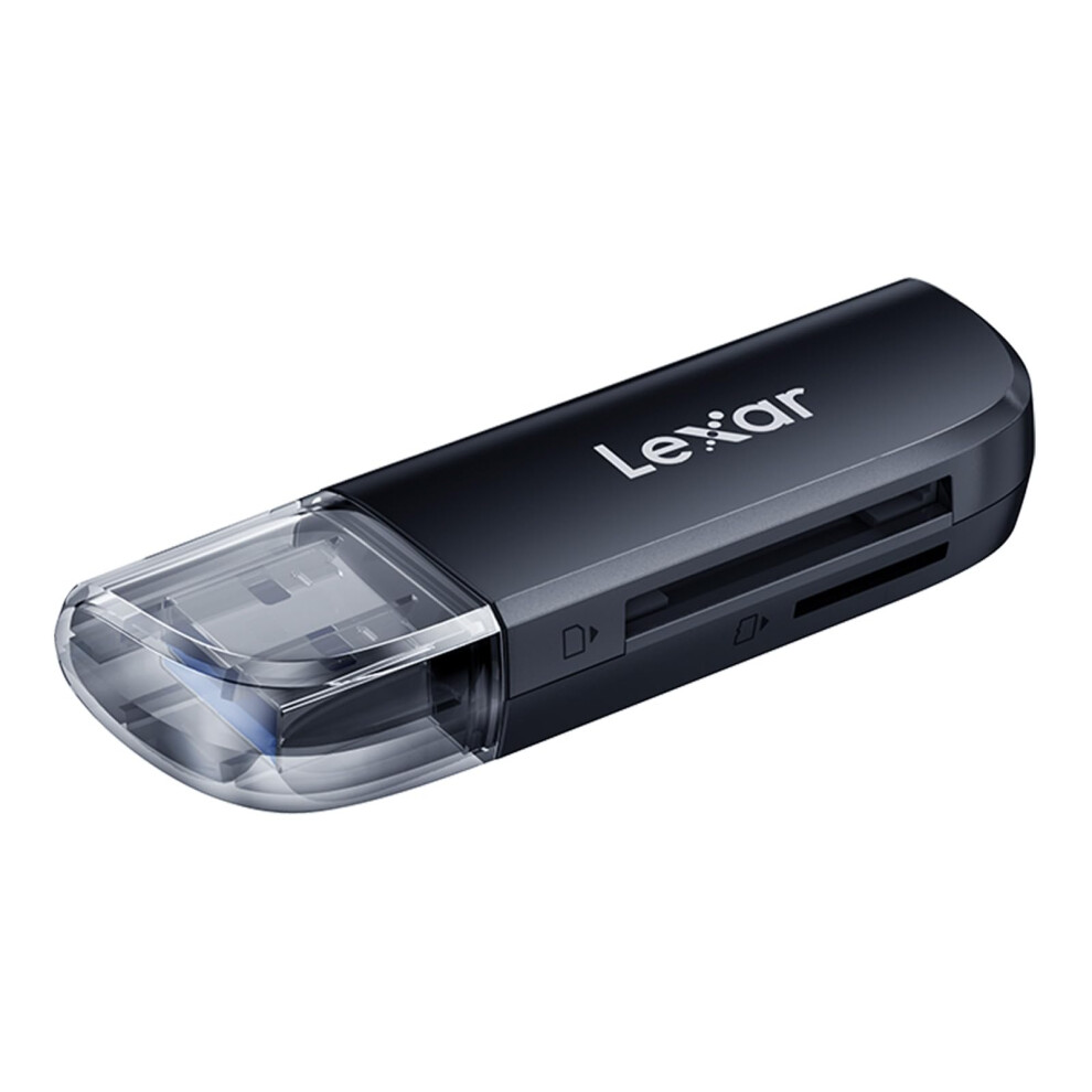 Lexar Dual Slot USB-A Reader  USB 3.2 Gen 1 Up to 104MB/s  USB-A for SD/MicroSD/SDHC/SDXC Camera Card Reader Adapter  OTG MicroSD Card Reade