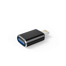 Lightning Male to USB3.0 Female Adapter OTG Cable for iPhone 12 11 Xr X XS 8 7 Plus Max Compatible with iPad Air Pro Mini Support Camera Car