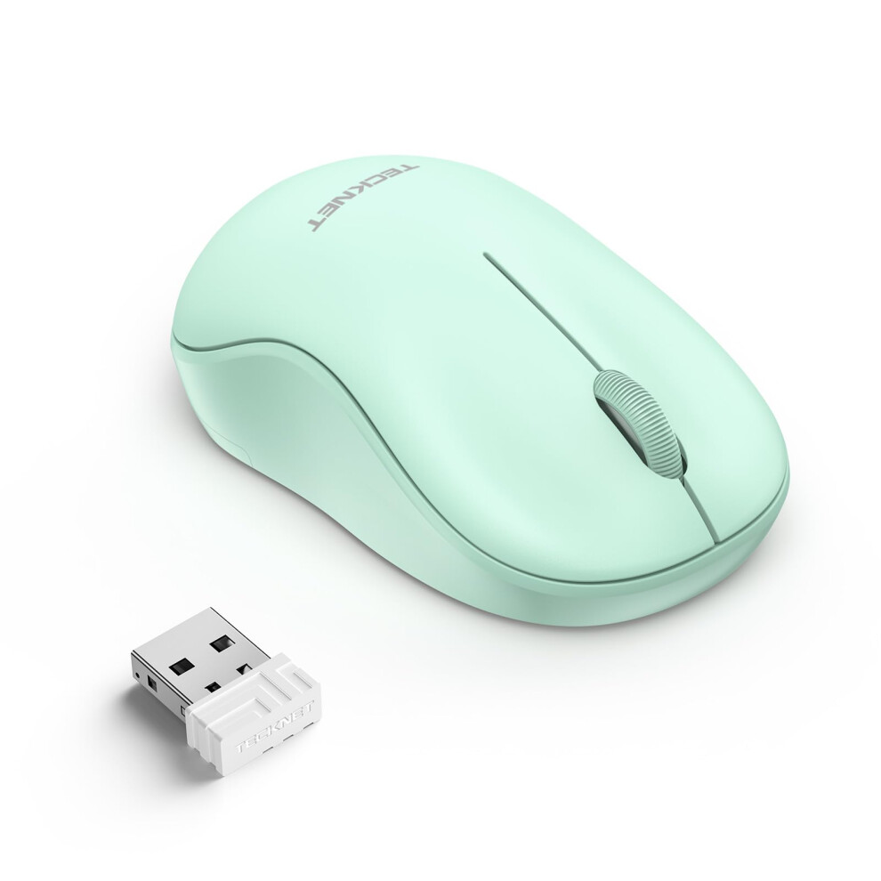 TECKNET Small Wireless Mouse  2.4G Ergonomic Portable Mouse  Cordless Compact Mouse  Laptop Mouse Wireless  Computer Mice for Laptop  PC  Ma