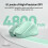 TeckNet TECKNET Wireless Mouse (BT5.0/3.0 & 2.4G) Rechargeable 4800 DPI Silent Mouse 8 Buttons Bluetooth Mouse  USB A Mouse Wide Compatibility - Gre 5