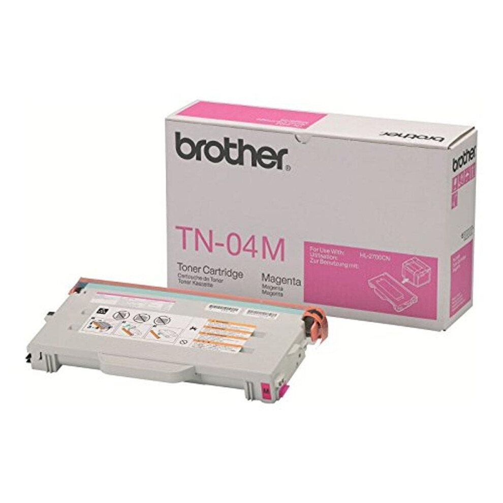 Brother Genuine TN04M Toner Cartridge  Magenta - One Cartridge