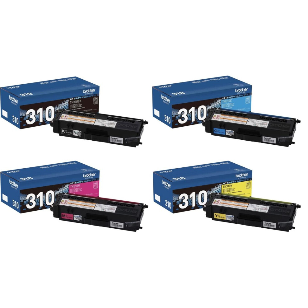 Brother TN310 4-Color Toner Cartrdge Set