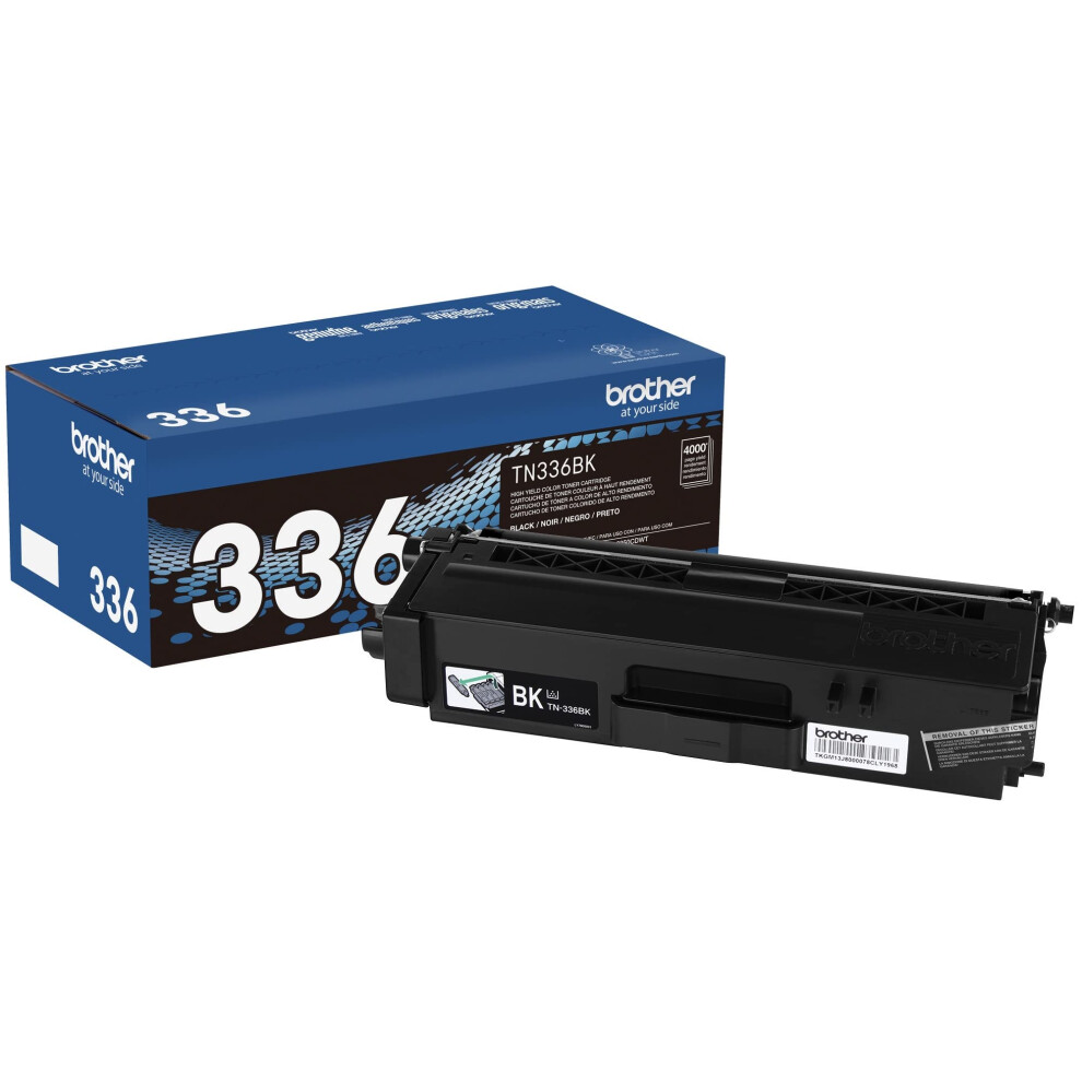 Brother Genuine TN336BK High Yield Black Toner Cartridge