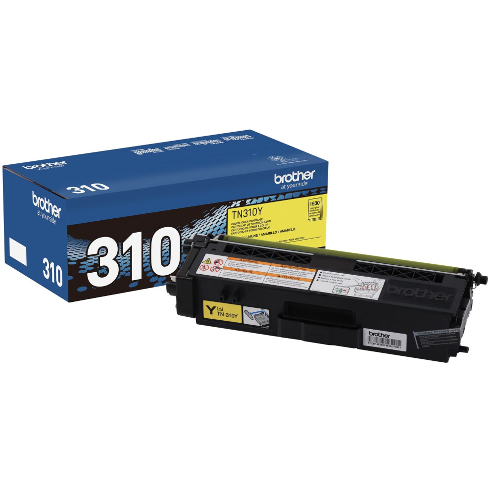 Brother TN310Y Yellow Toner Cartridge for Brother Laser Printer Toner