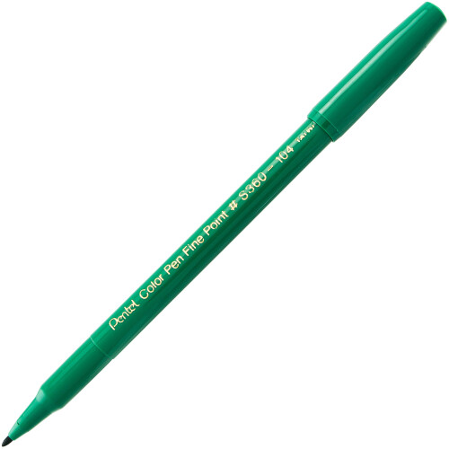 Pentel Pentel Arts Farbstift, Grün, 12er Pack (S360-104) 1