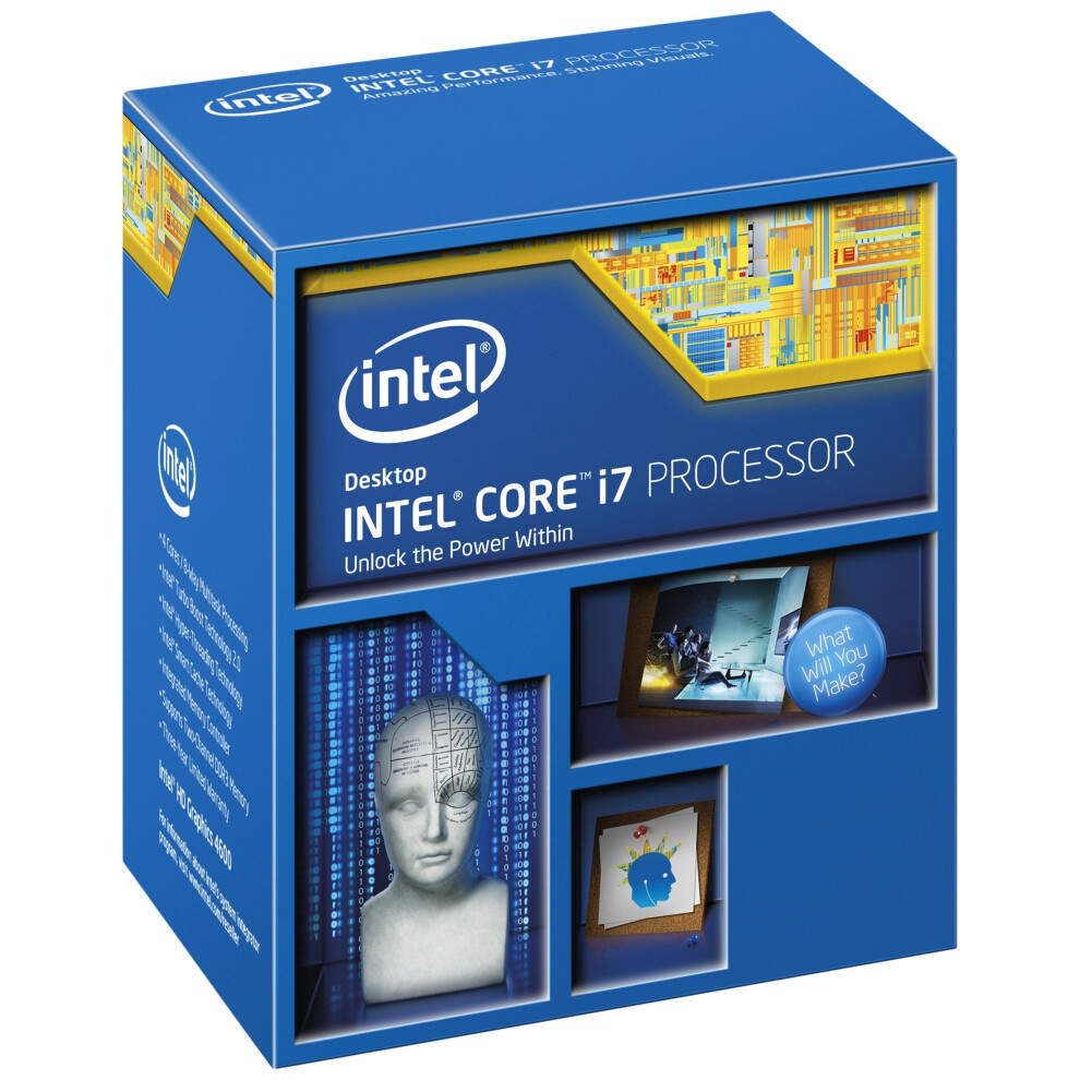 Intel Core i7-4770S Quad-Core Desktop Processor 3.1 GHZ 8 MB Cache- BX80646I74770S