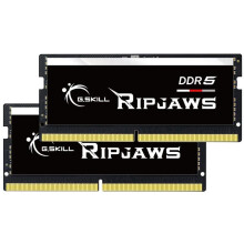 G.SKILL Ripjaws DDR5 SO-DIMM Series DDR5 RAM 32GB (2x16GB) 4800MT/s CL40-39-39-76 1.10V Unbuffered Non-ECC Notebook/Laptop Memory SODIMM (F5