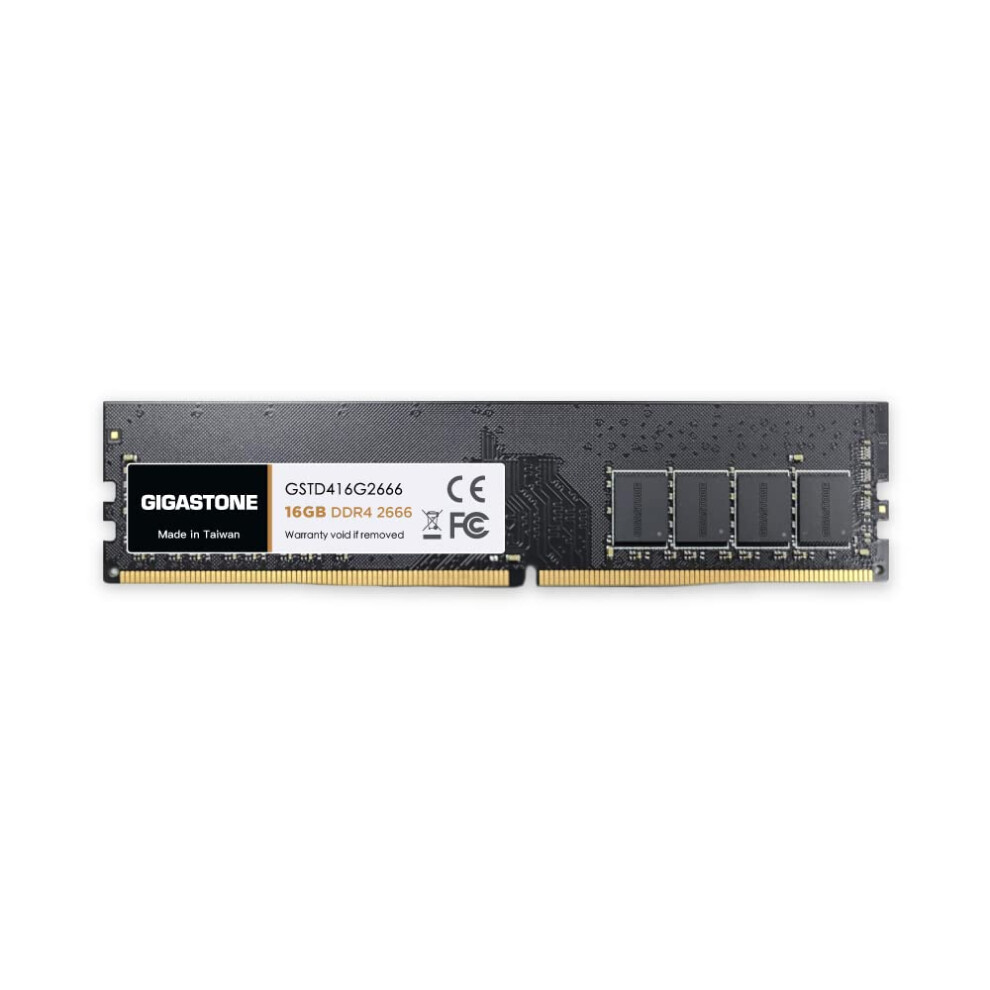 ?Ddr4 Ram? Gigastone 16Gb Ddr4 2666Mhz (2400Mhz Or 2133Mhz) Pc4-21300 (Pc4-19200/17000) Cl19 1.2V Udimm 288 Pin Unbuffered Non Ecc High Perf 804272757262