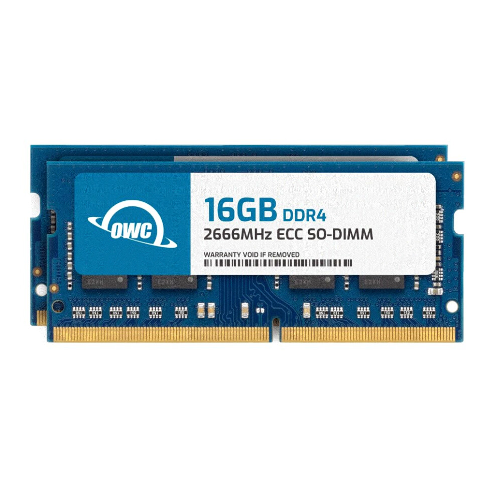 OWC 32GB (2X16GB) DDR4 RAM Compatible with Synology DiskStation DS723+ and DS923+ NAS System 2666MHz PC4-21300 CL19 ECC Unbuffered SODIMM 2R