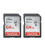 SanDisk SanDisk Ultra 64GB 2-pack SDXC UHS-I Class 10 Κάρτα Μνήμης 1