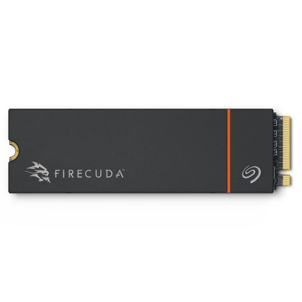 Seagate FireCuda 530R SSD with Heatsink 2TB Internal Solid State Drive - M.2 PCIe Gen4 ?4 NVMe 1.4  speeds up to 7400MB/s  2400TBW  1.8M MTB