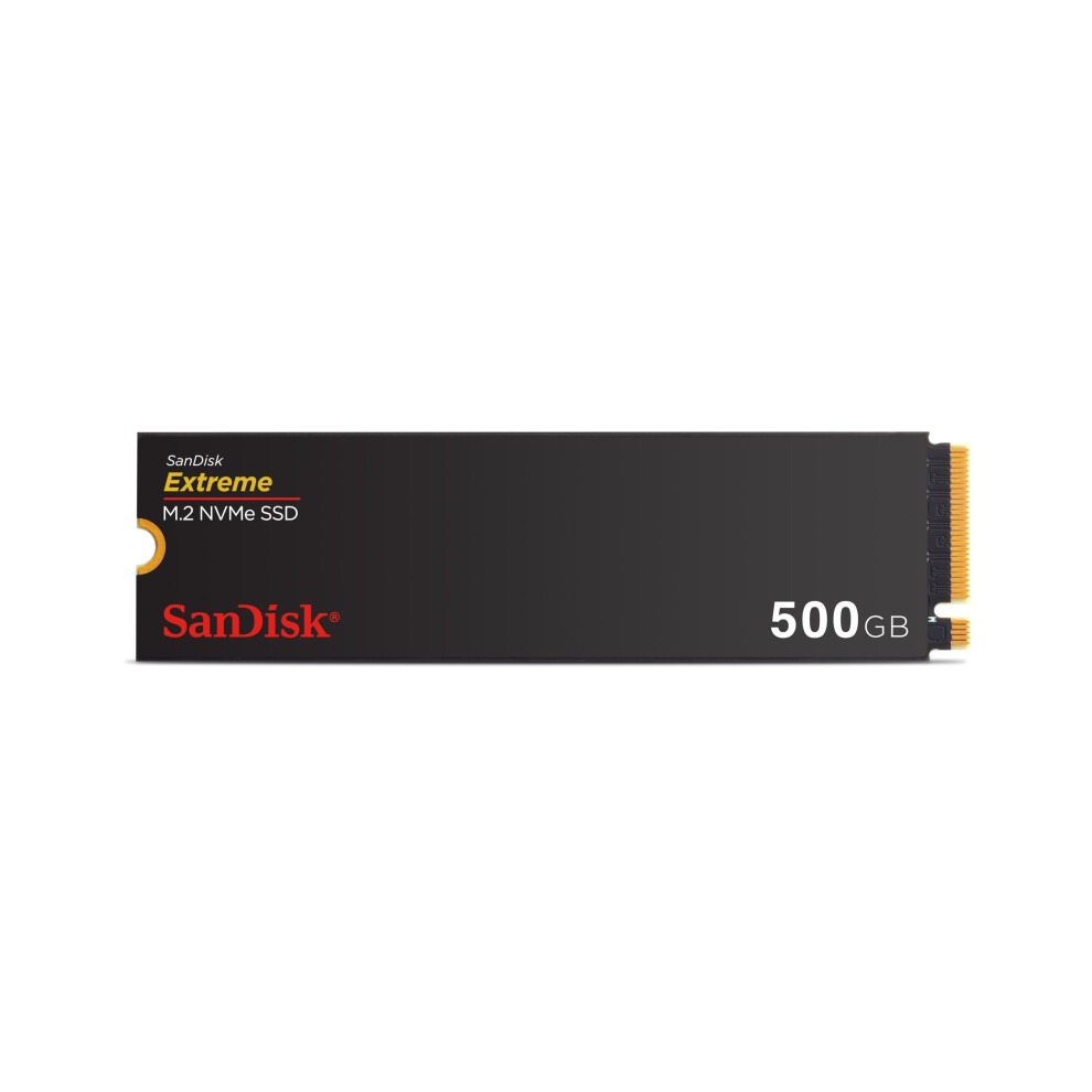 SanDisk 500GB Extreme M.2 NVMe SSD - PCIe Gen 4.0  Up to 5 000 MB/s - Internal Solid State Drive - SDSSDX3N-500G-G26