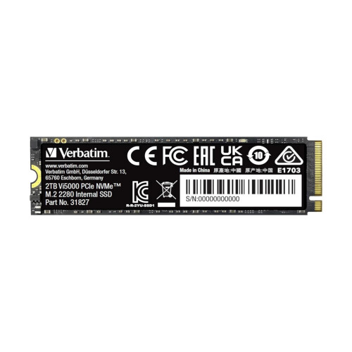 Verbatim Interne SSD - VERBATIM - Vi5000 - 2 To - NVMe