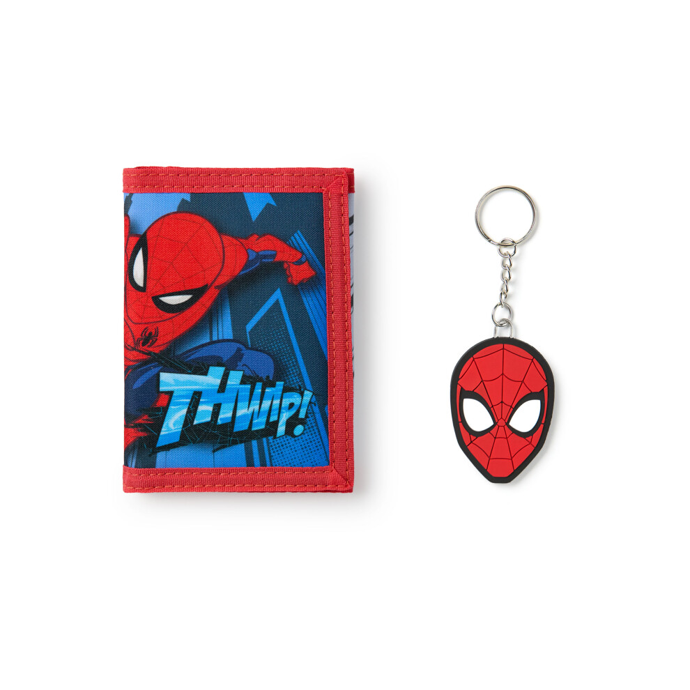 Spiderman Velcro Wallet (Boys Multicoloured)