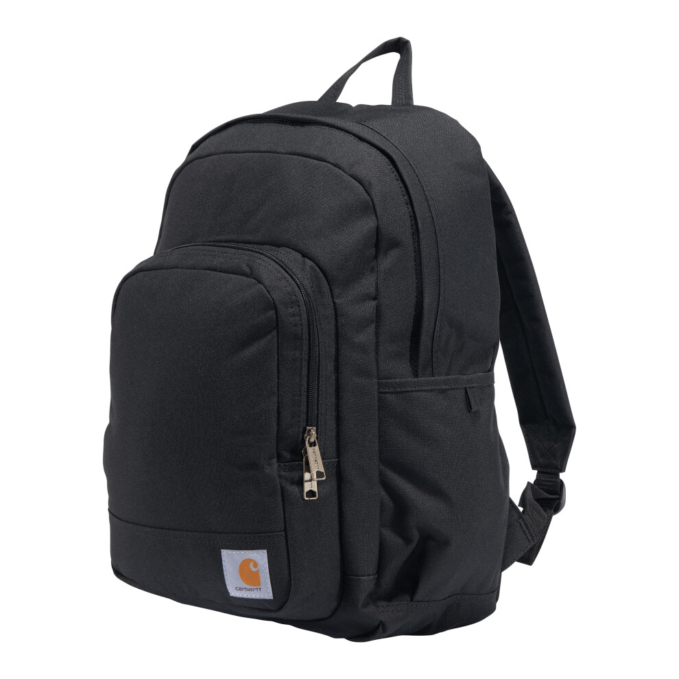 Carhartt Classic  Durable Water-Resistant Pack with Laptop Sleeve  25L Backpack (Black)  One Size