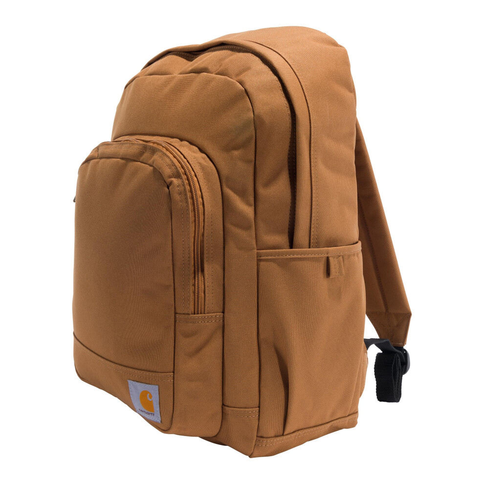 Carhartt Classic  Durable Water-Resistant Pack with Laptop Sleeve  25L Backpack Brown  One Size