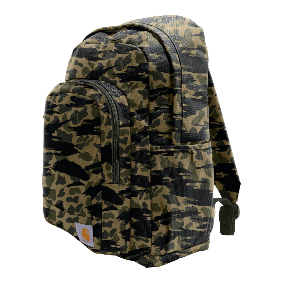 Carhartt Classic  Durable Water-Resistant Pack with Laptop Sleeve  25L Backpack (Blind Duck Camo)  One Size