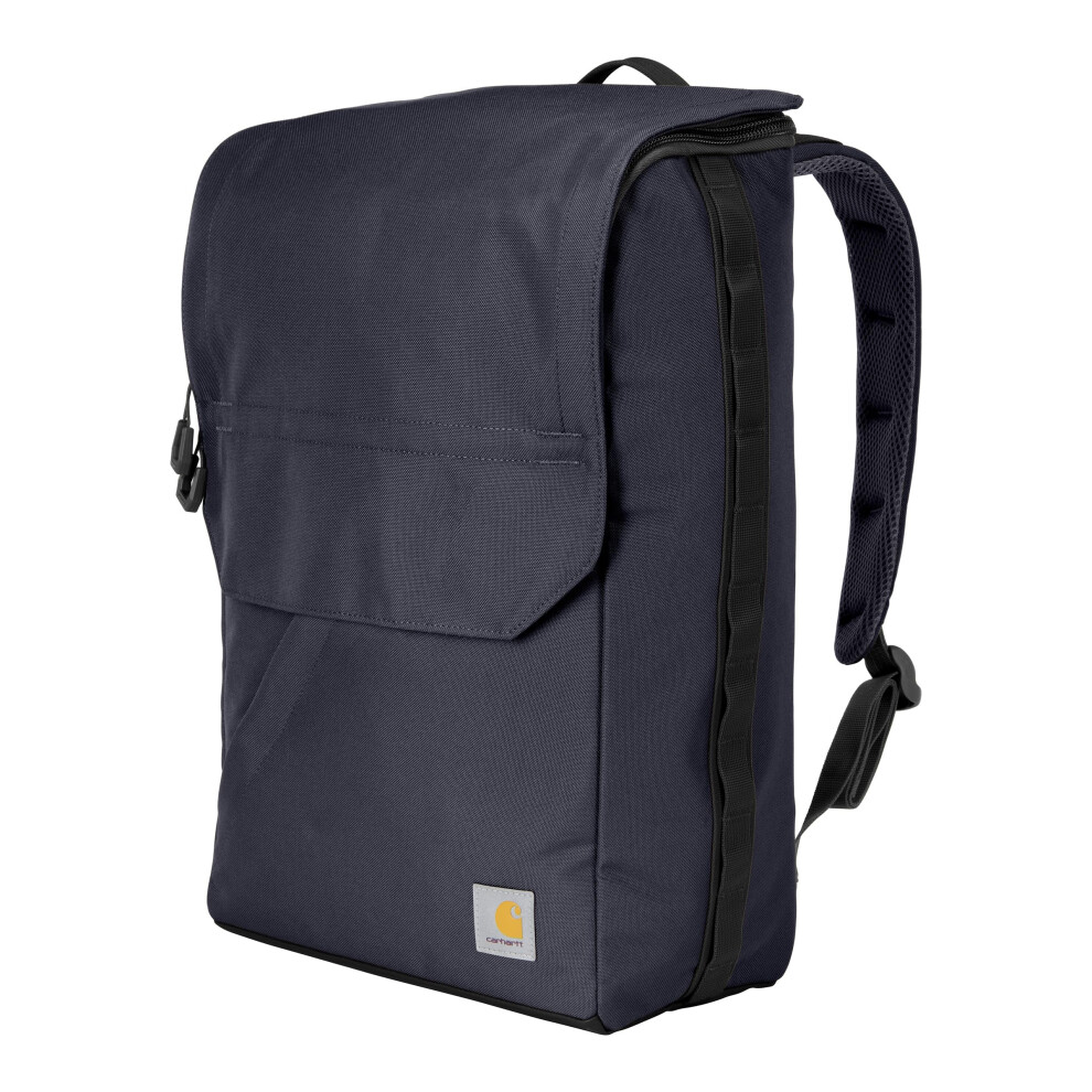 Carhartt 21L Top-Load Backpack  Water Resistant Coated Canvas Base with Laptop Sleeve  Bluestone  One Size