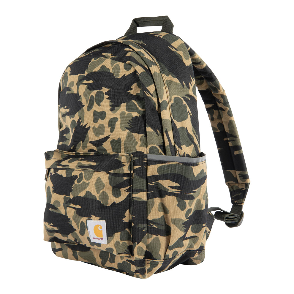 Carhartt 21L  Durable Water-Resistant Pack with Laptop Sleeve  Classic Backpack (Blind Duck Camo)  One Size