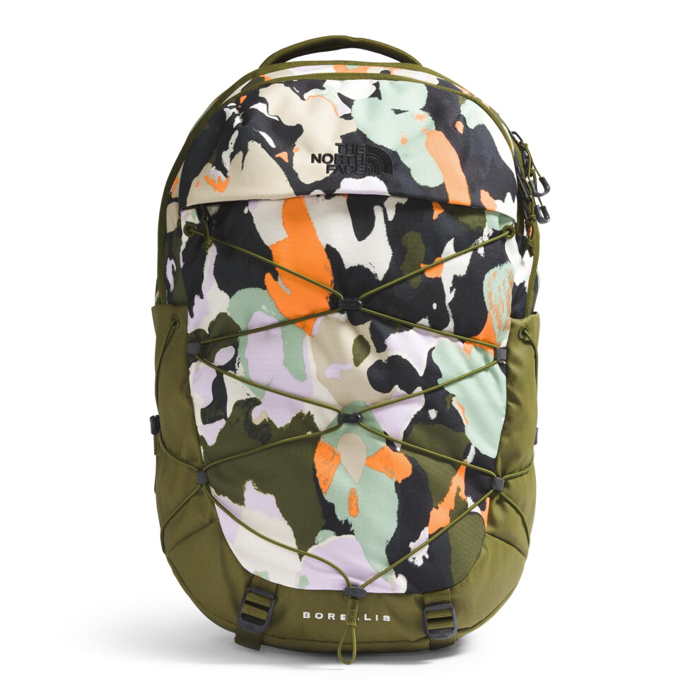 THE NORTH FACE Women's Borealis Commuter Laptop Backpack  Forest Olive Grounded Floral Print/Forest Olive  One Size